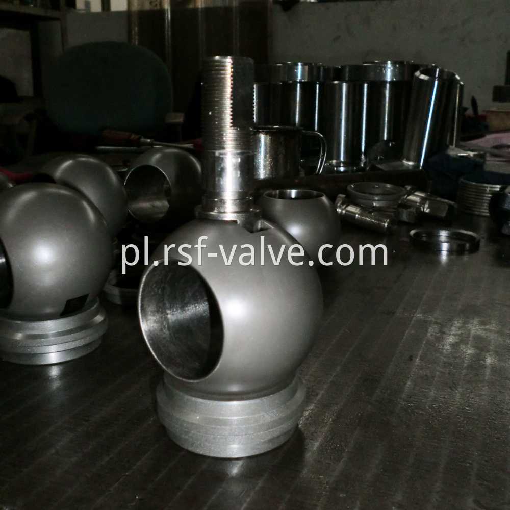 3pcs Forged Body Metal Seat Ball Valve 3